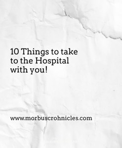 ten things to take to the hospital with you